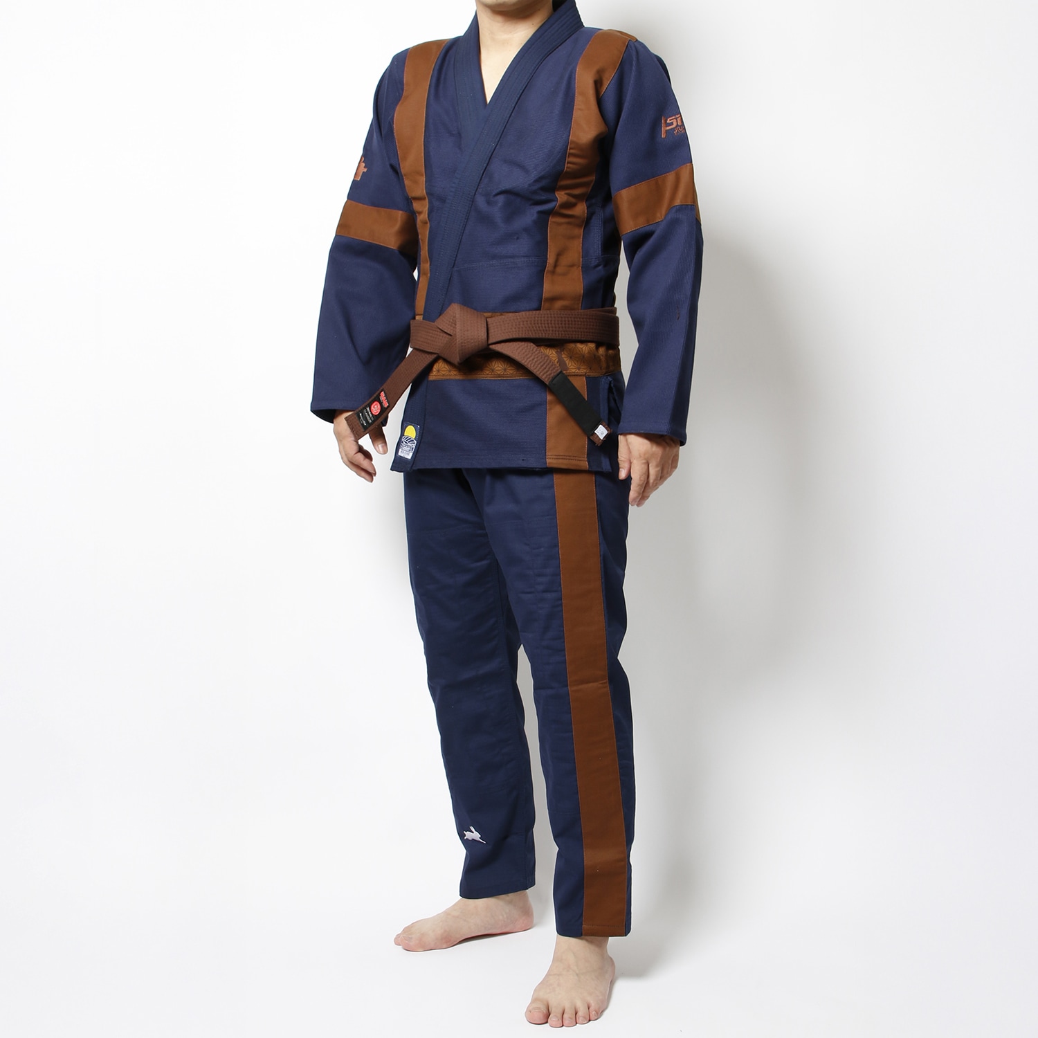 着物柄柔術着～お月見～