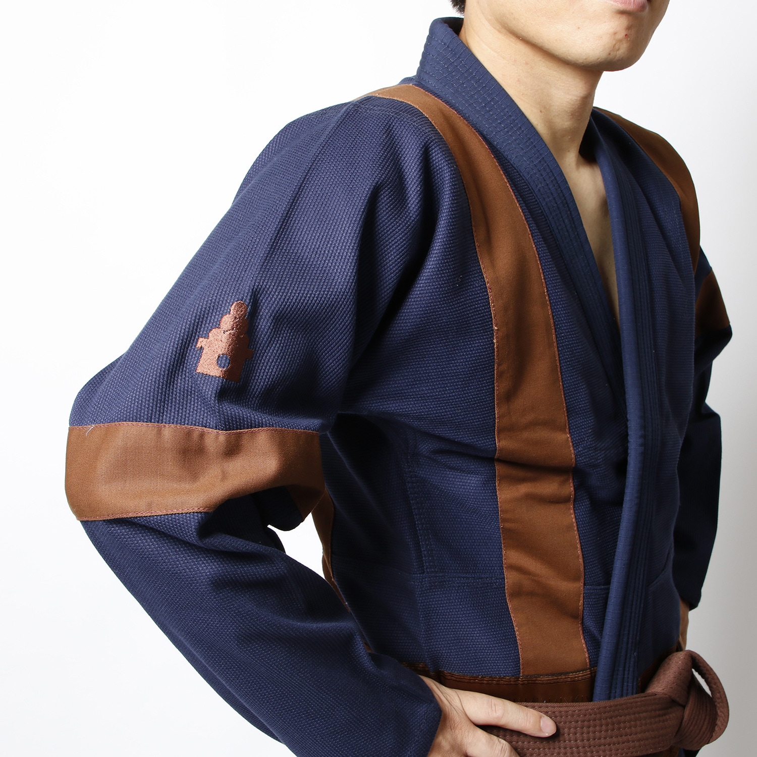 着物柄柔術着～お月見～