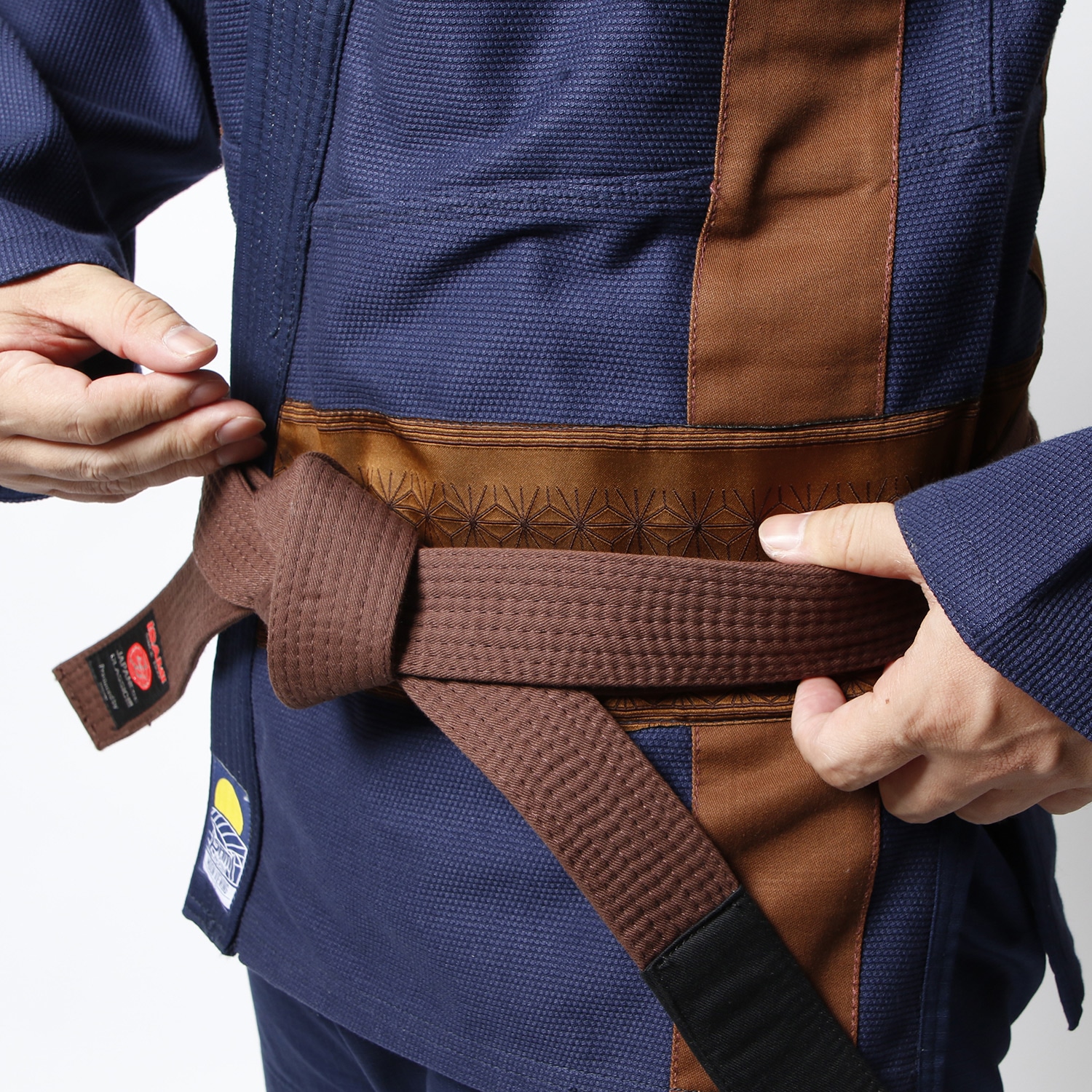 着物柄柔術着～お月見～