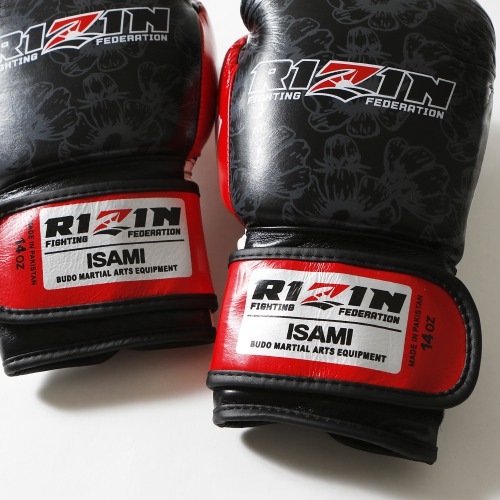 ISAMI RIZIN ボクシンググローブ Mサイズ RIZINパンチンググローブ サザンカモデル | すべての商品