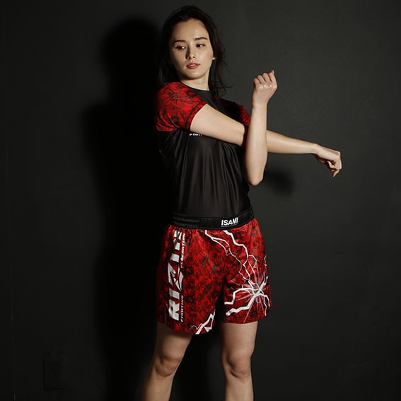 RIZINファイトショーツ　　サザンカモデル