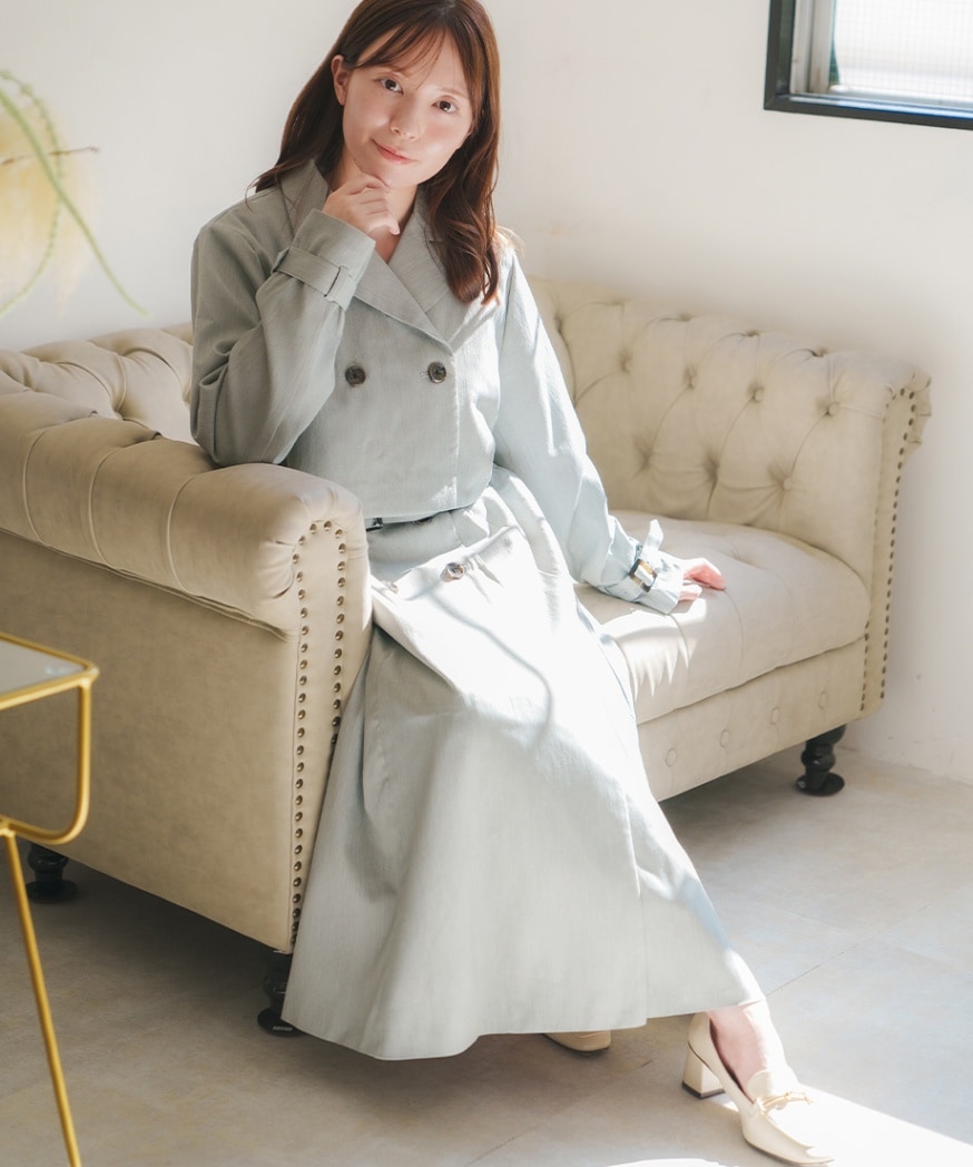 マルチウェイトレンチコート｜is amulet.公式通販サイト