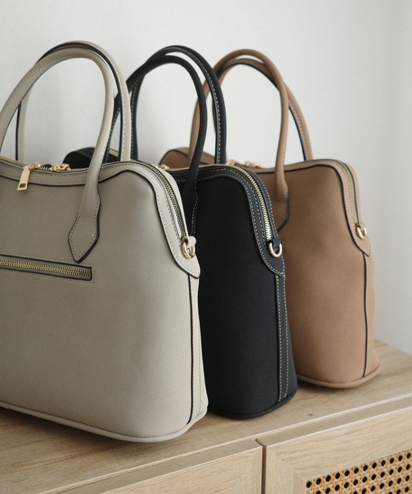 スムースハンドバッグ