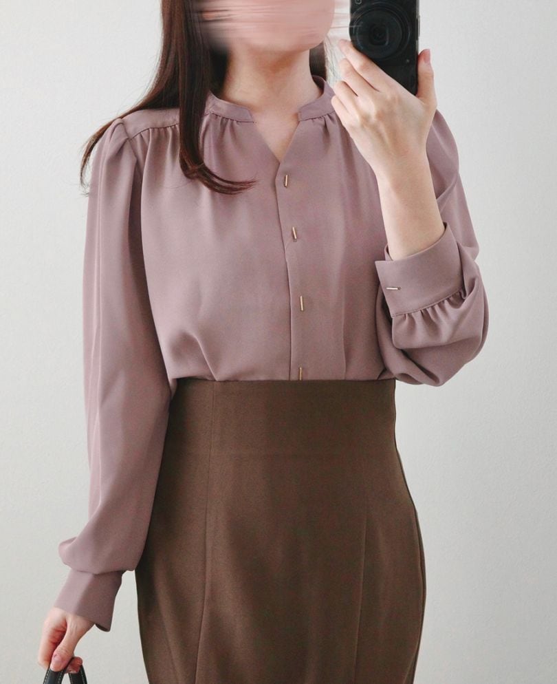 キーネックブラウス(2026SS)