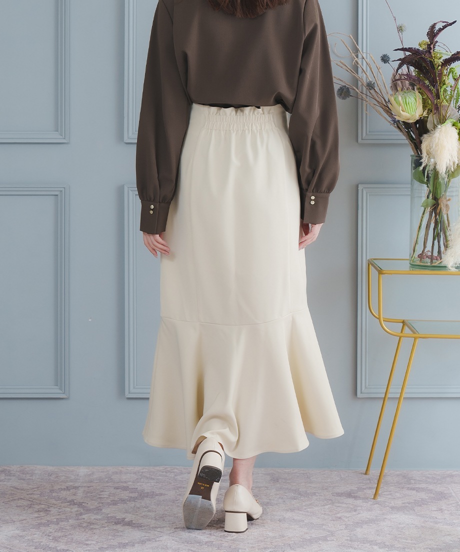 アシメ切替マーメイドスカート