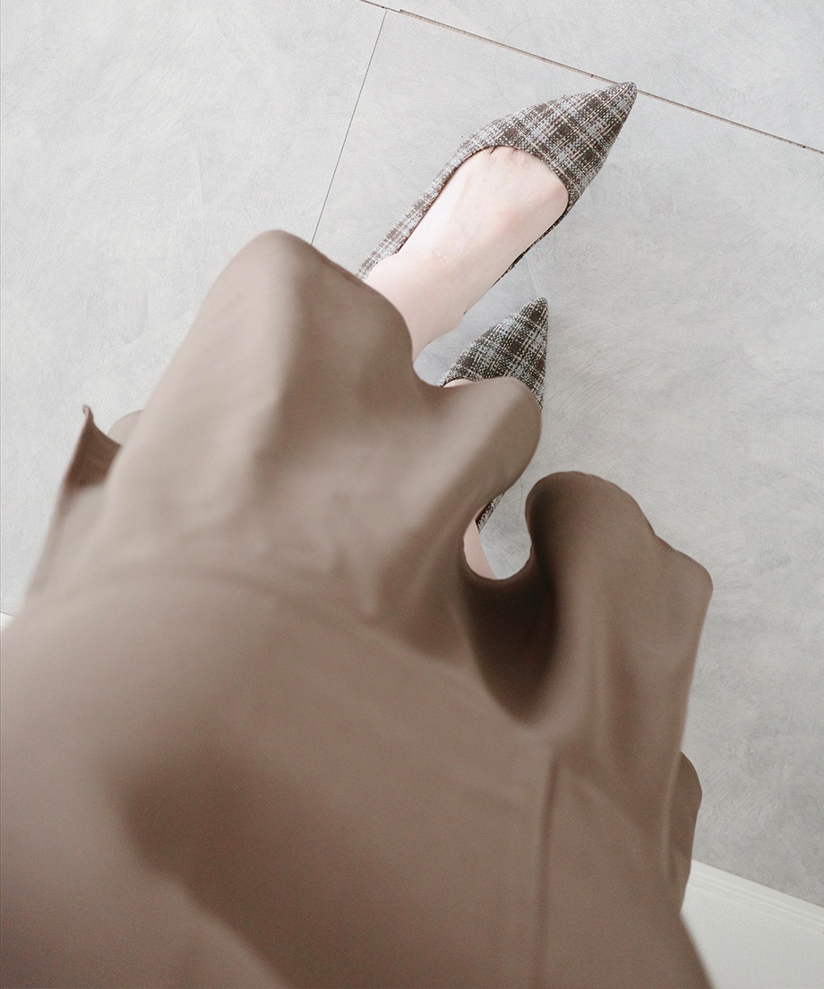 アシメ切替マーメイドスカート