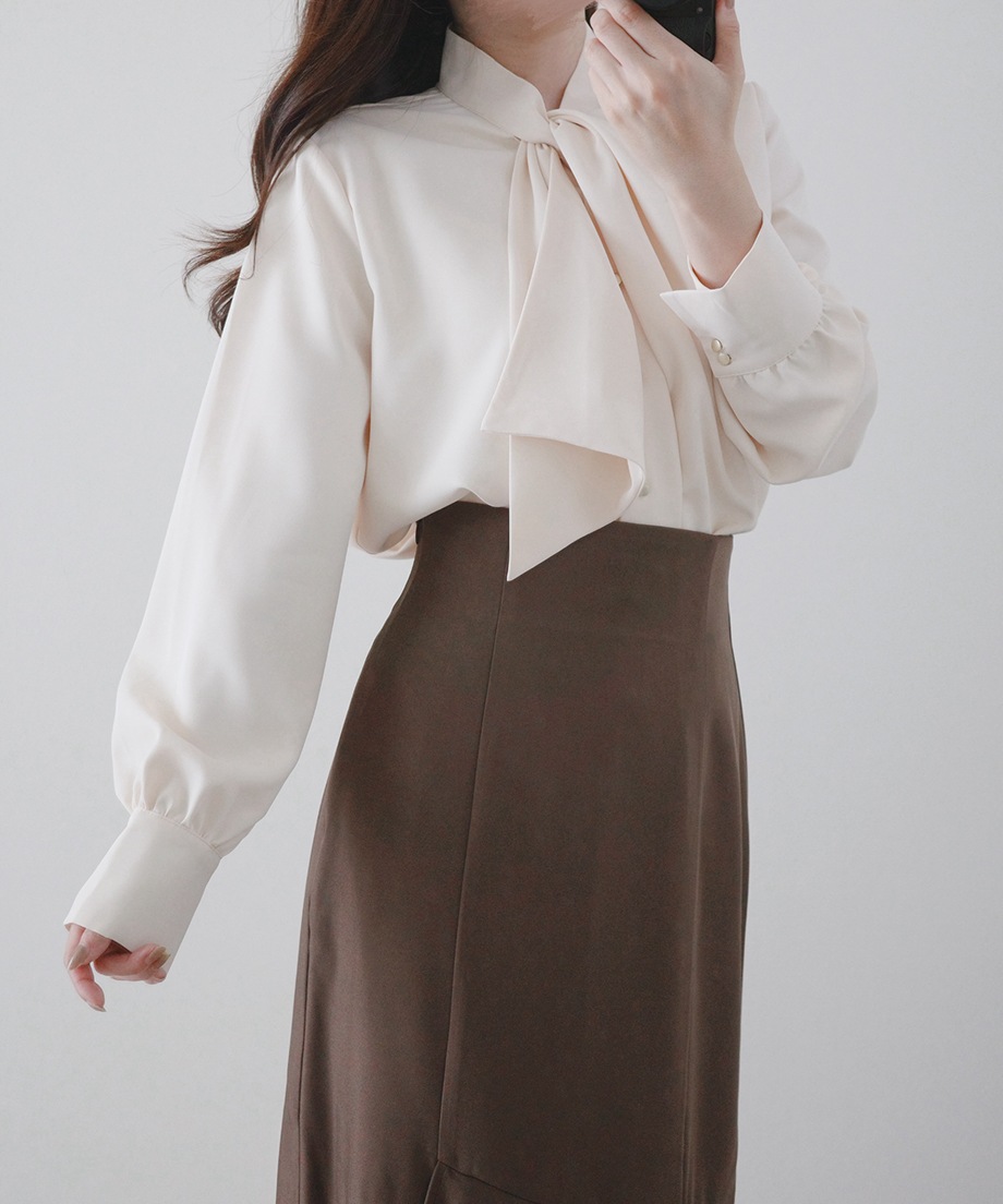 アシメ切替マーメイドスカート