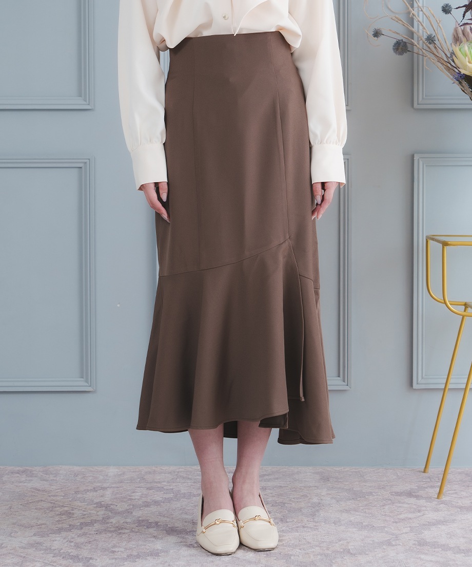 アシメ切替マーメイドスカート