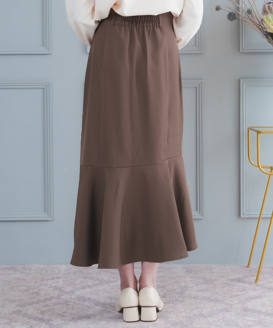 アシメ切替マーメイドスカート