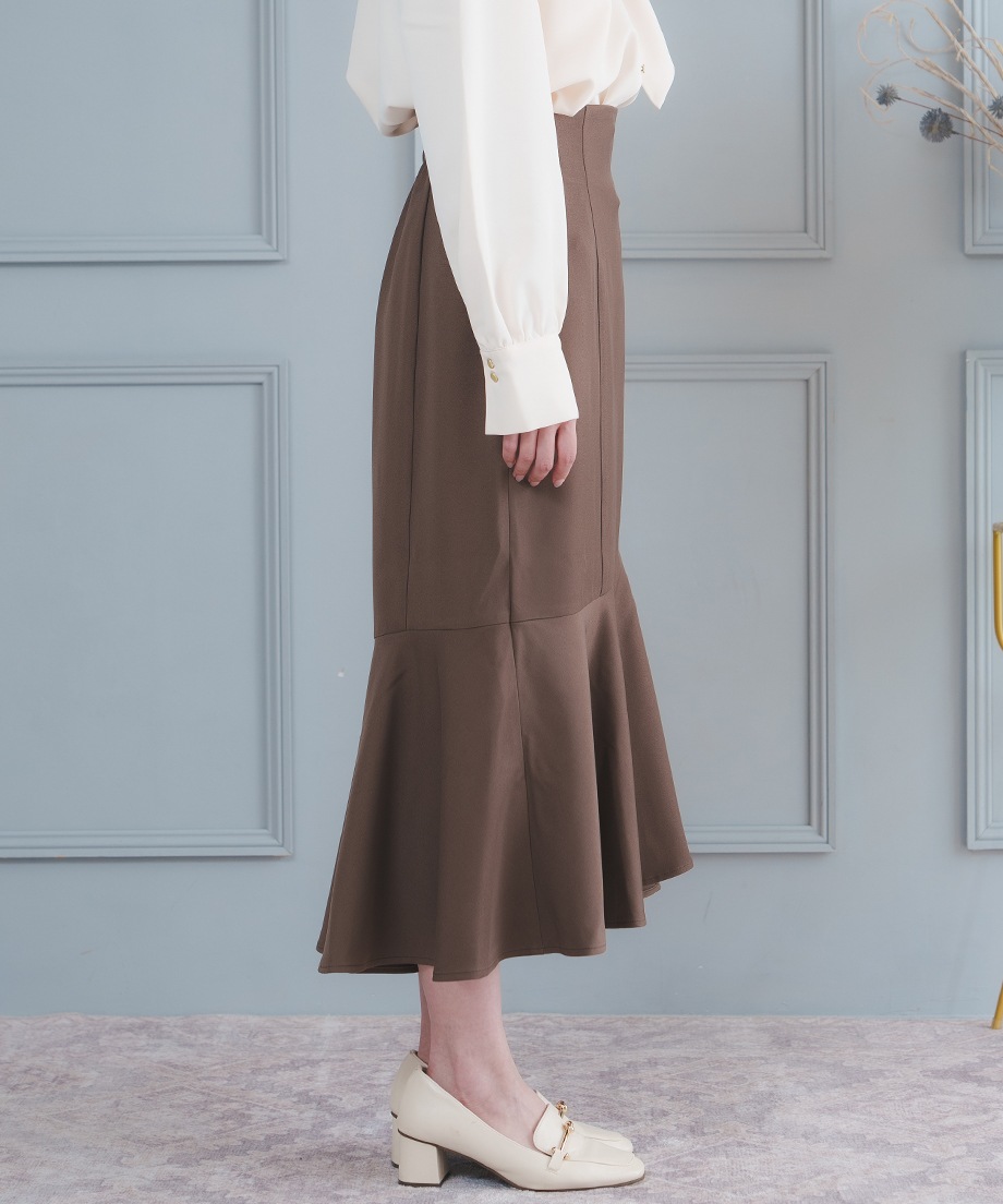 アシメ切替マーメイドスカート