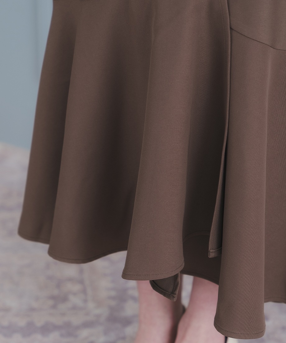 アシメ切替マーメイドスカート