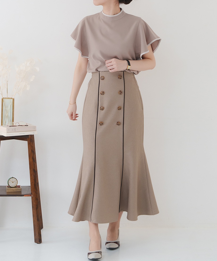 美品＊プレインピープル＊ハイローヘム半袖シャツ　ブラウス　ライトピンク　M〜L PLAIN PEOPLE｜プレインピープルのブラウス・シャツ通販｜ELLE