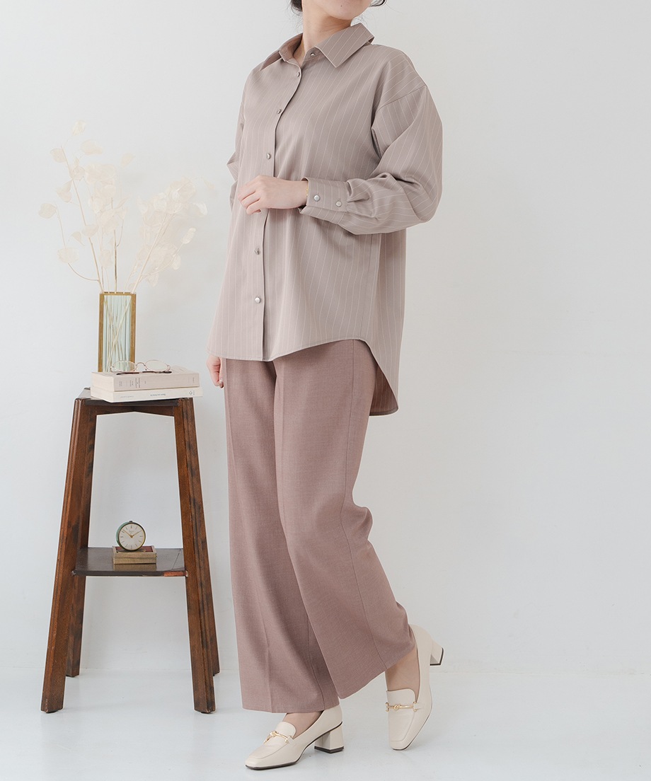 ボタンデザインパンツ｜is amulet.公式通販サイト