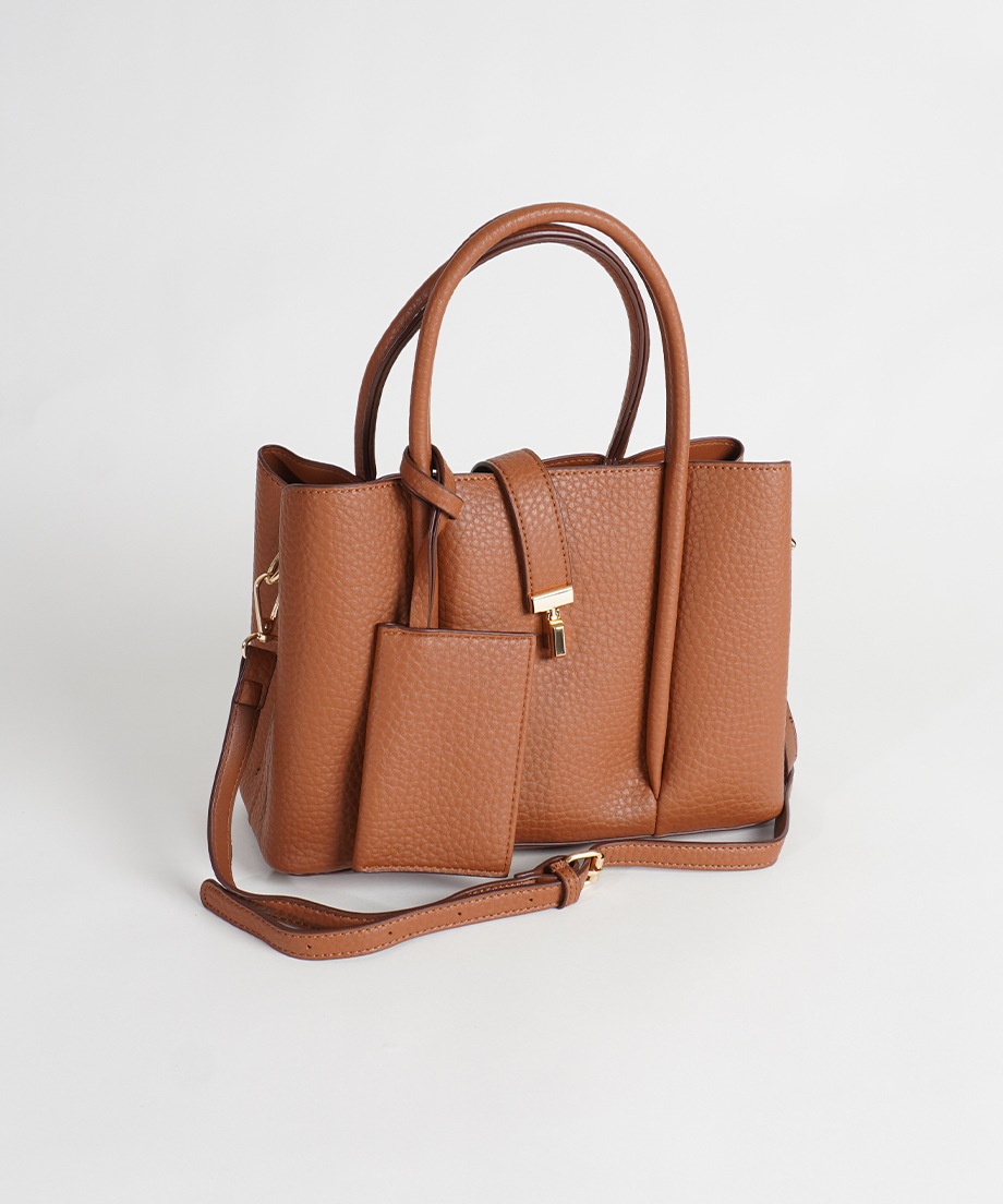 パスケース付きハンドバッグ