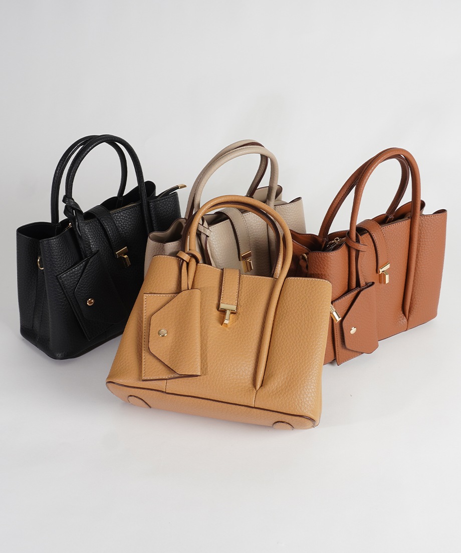 パスケース付きハンドバッグ