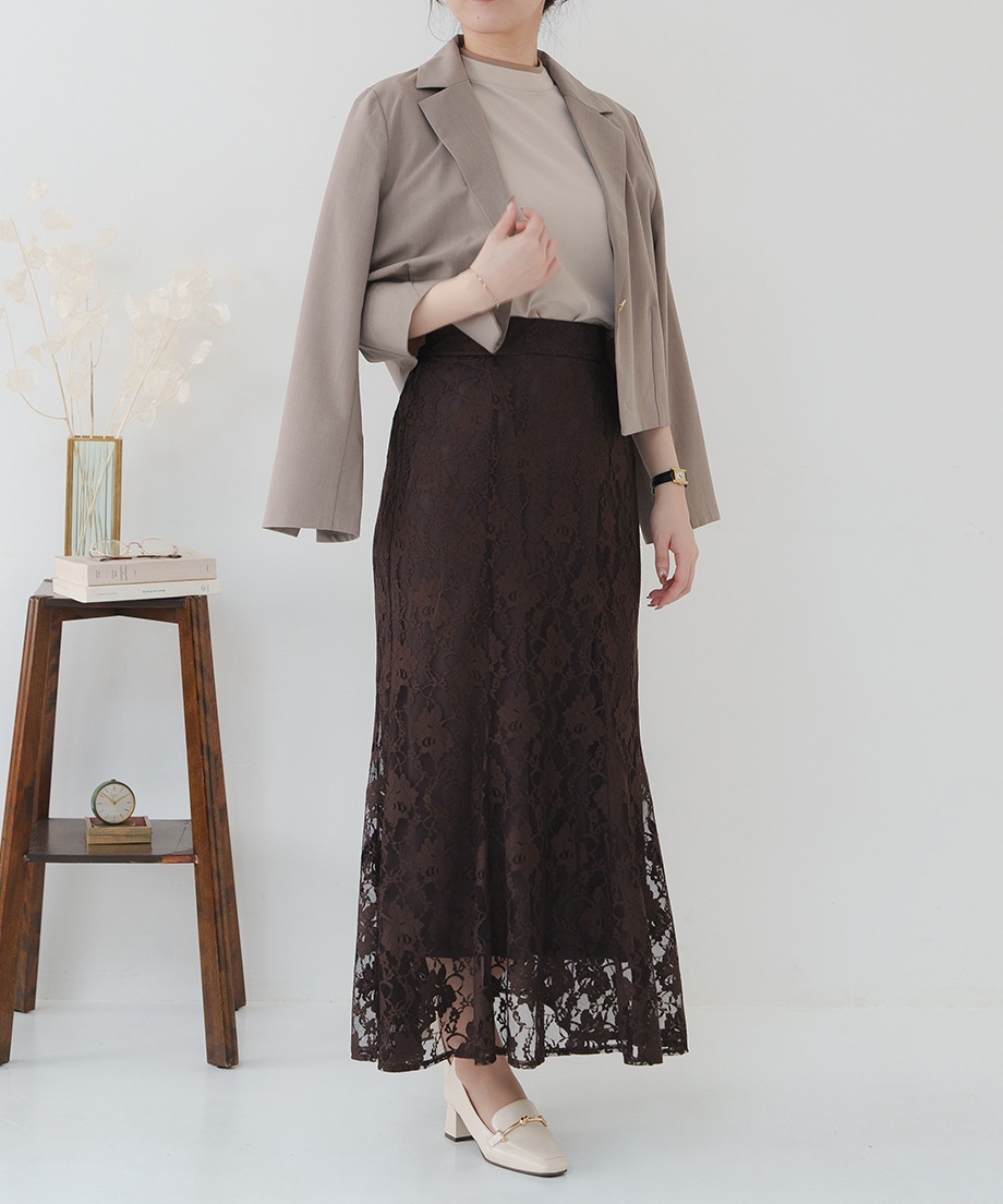 レースマーメイドスカート