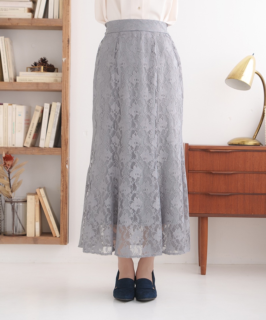レースマーメイドスカート