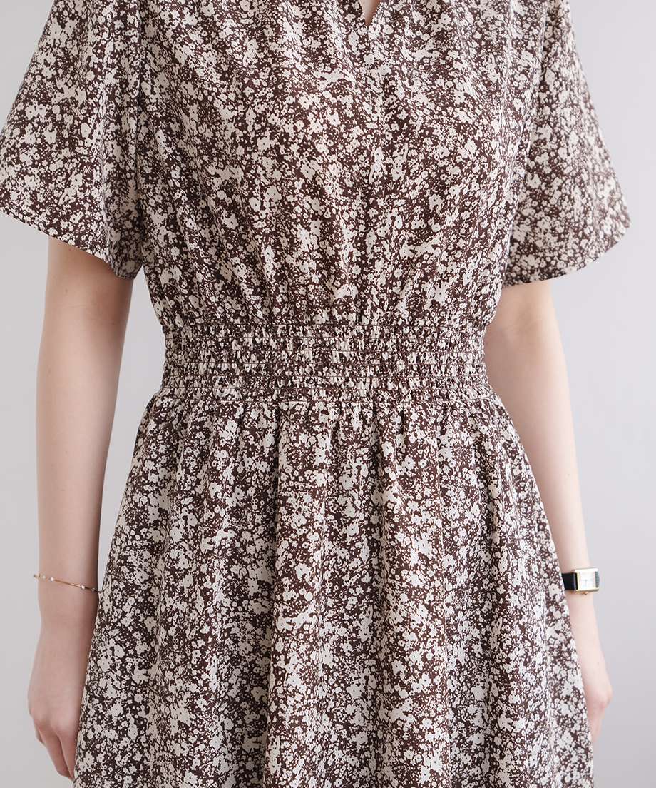 前後2WAYプリントワンピース