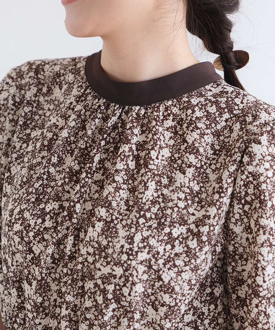 前後2WAYプリントワンピース