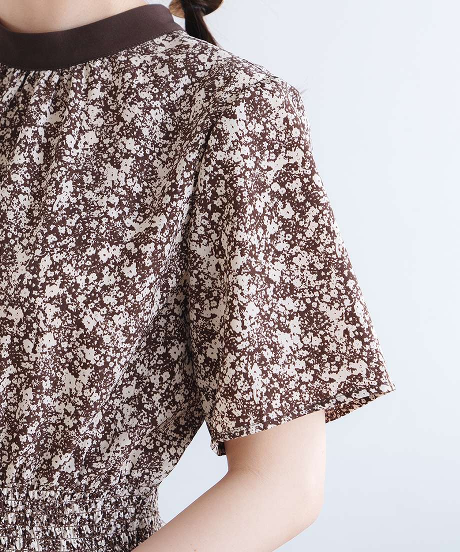 前後2WAYプリントワンピース