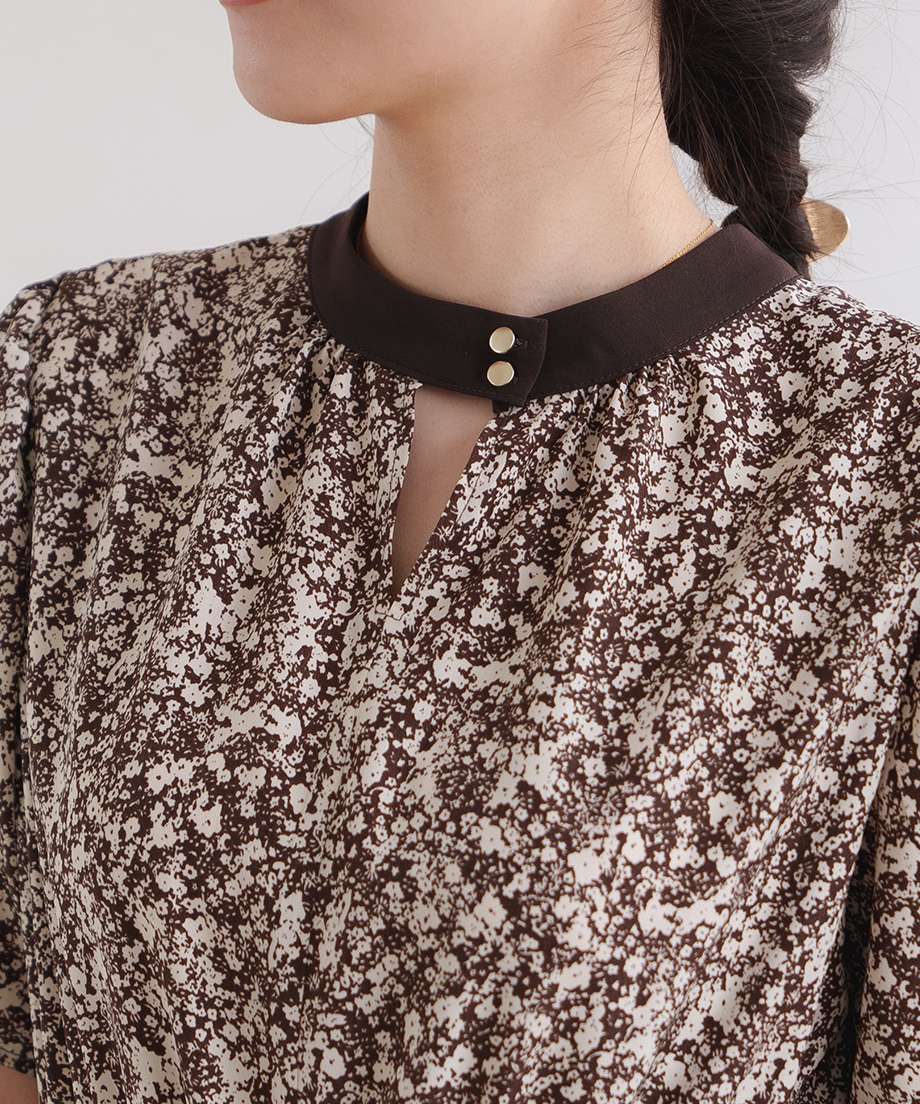 前後2WAYプリントワンピース