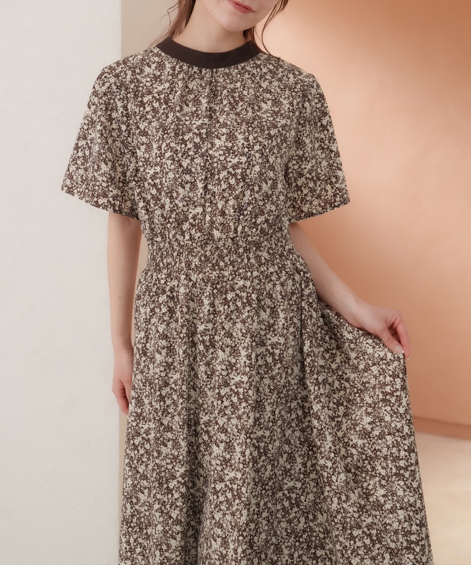 前後2WAYプリントワンピース