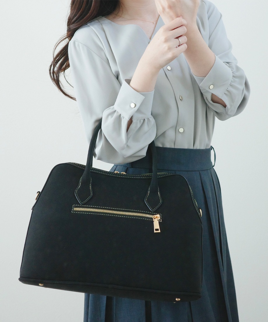 スムースハンドバッグ