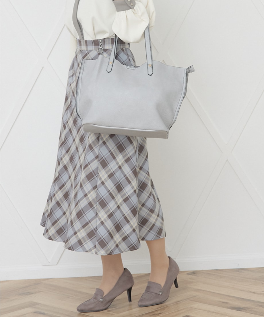 サイドスリットトートバッグ