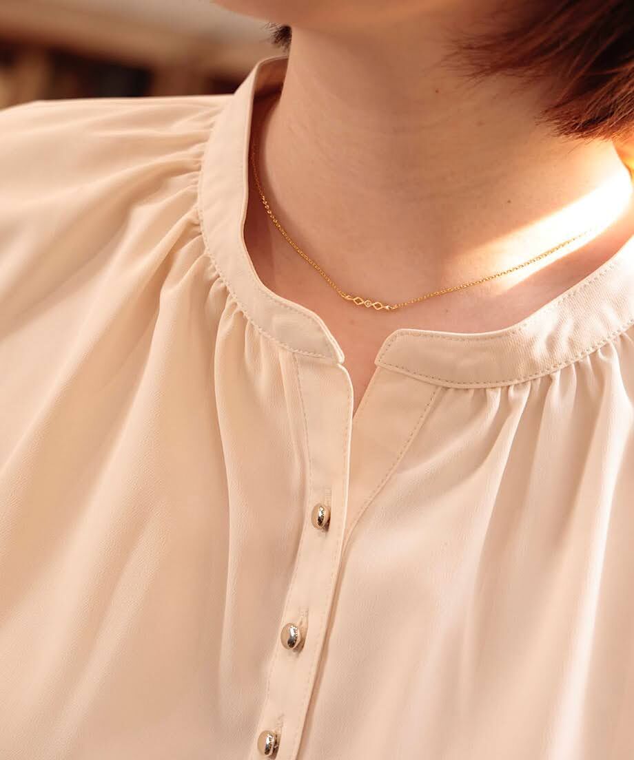 ダイヤモチーフネックレス