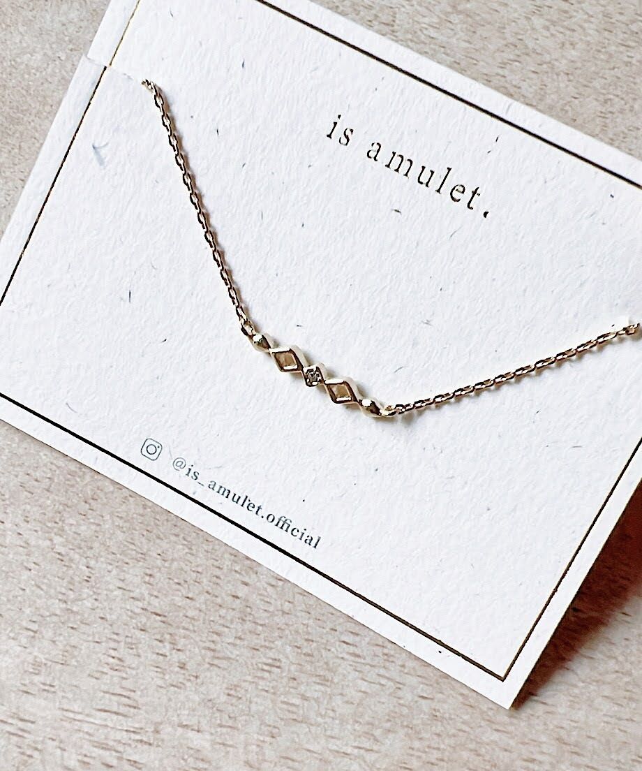 ダイヤモチーフネックレス