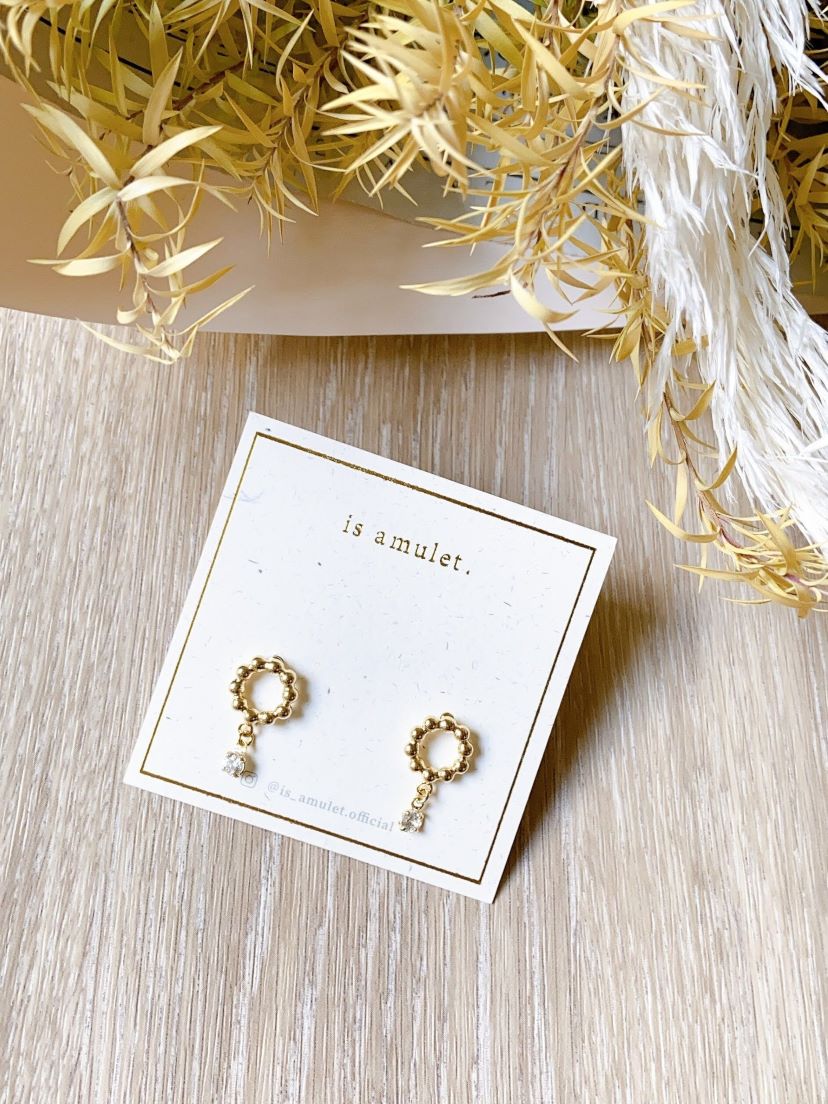 ラウンドフープピアス｜is amulet.公式通販サイト