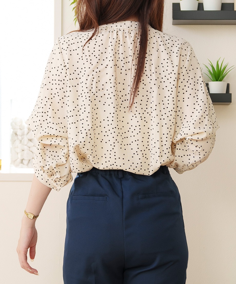 ドットマルチWAYブラウス