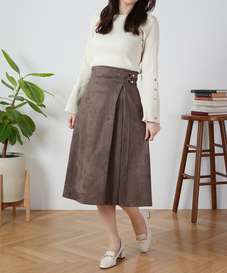 サイドベルトスカート