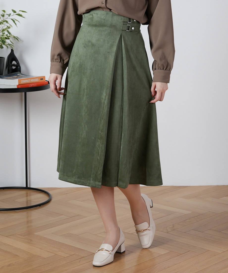 サイドベルトスカート