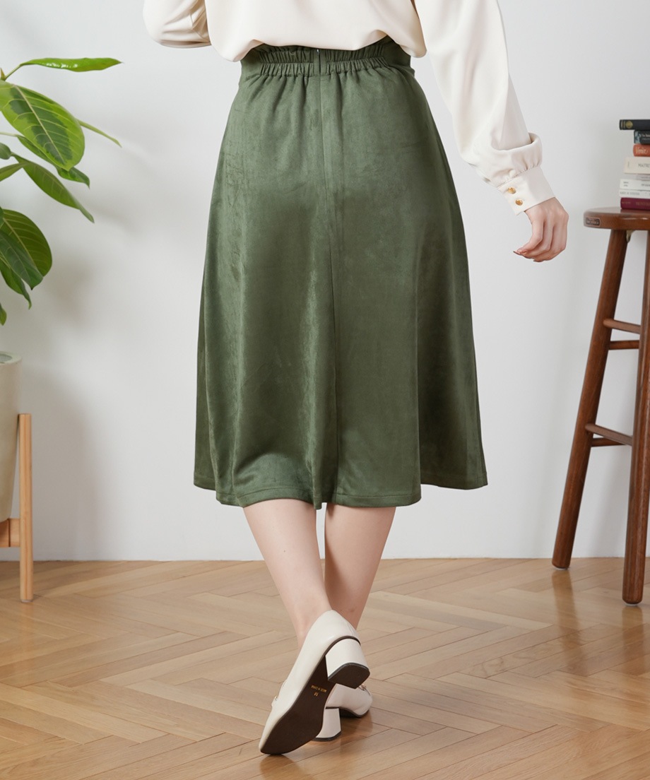 サイドベルトスカート