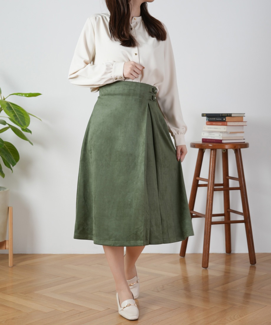 サイドベルトスカート