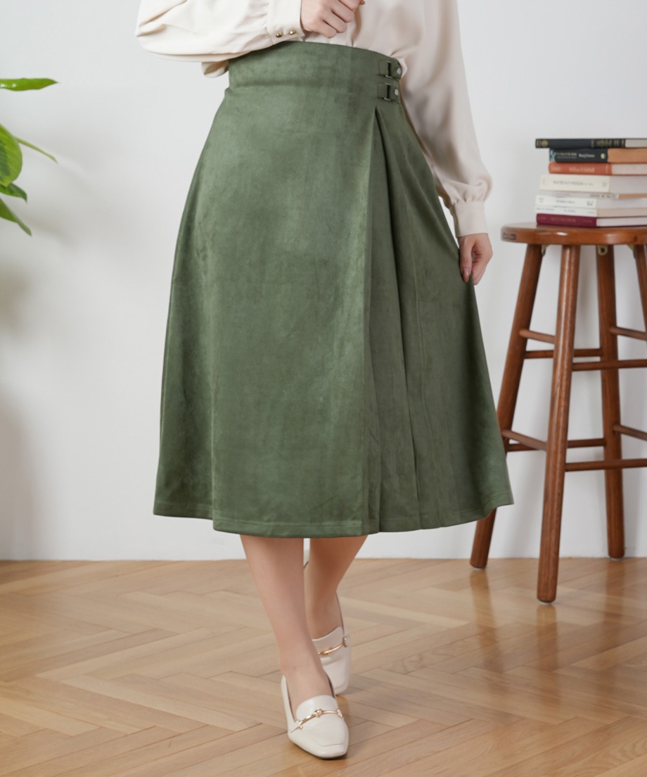 サイドベルトスカート