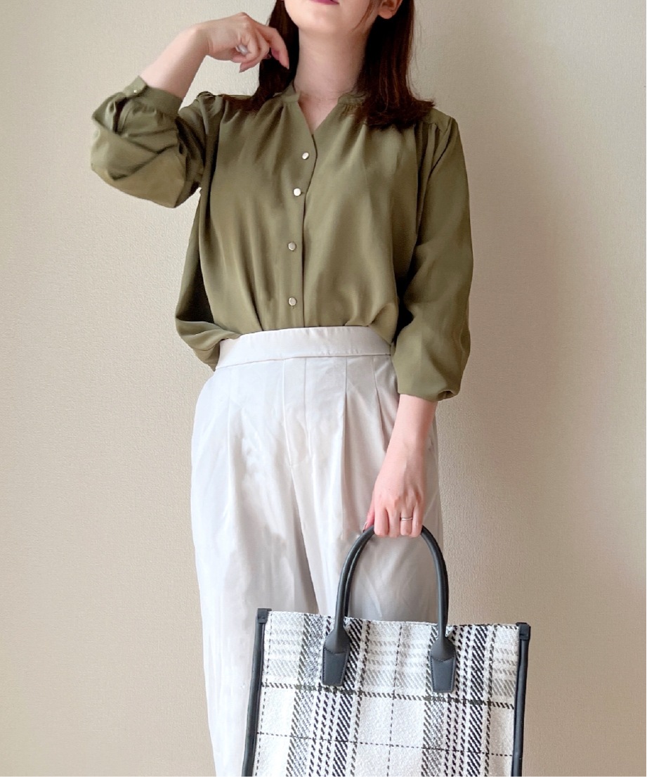 チェックスクエアトート