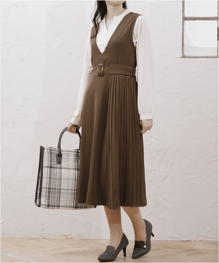 チェックスクエアトート