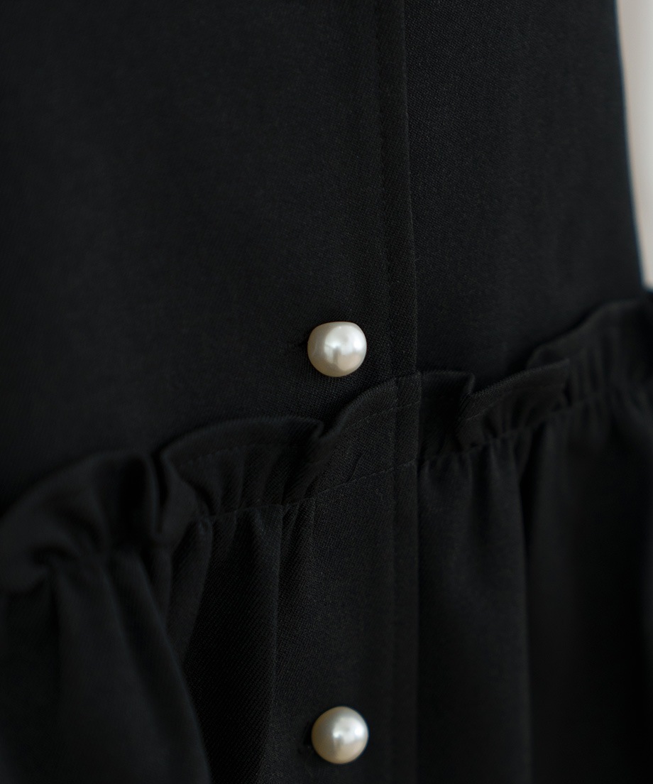 ウーリッシュウエストペプラムベストブラウス