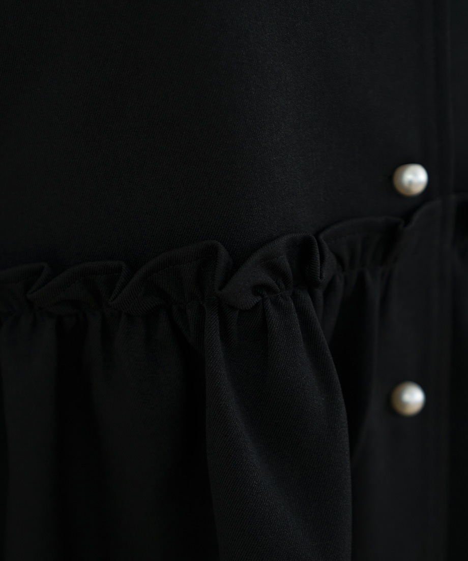 ウーリッシュウエストペプラムベストブラウス