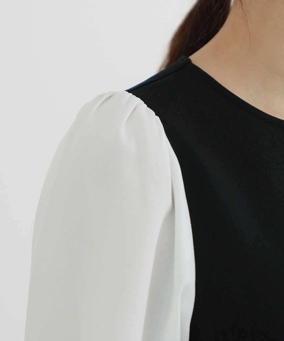 ウーリッシュウエストペプラムベストブラウス