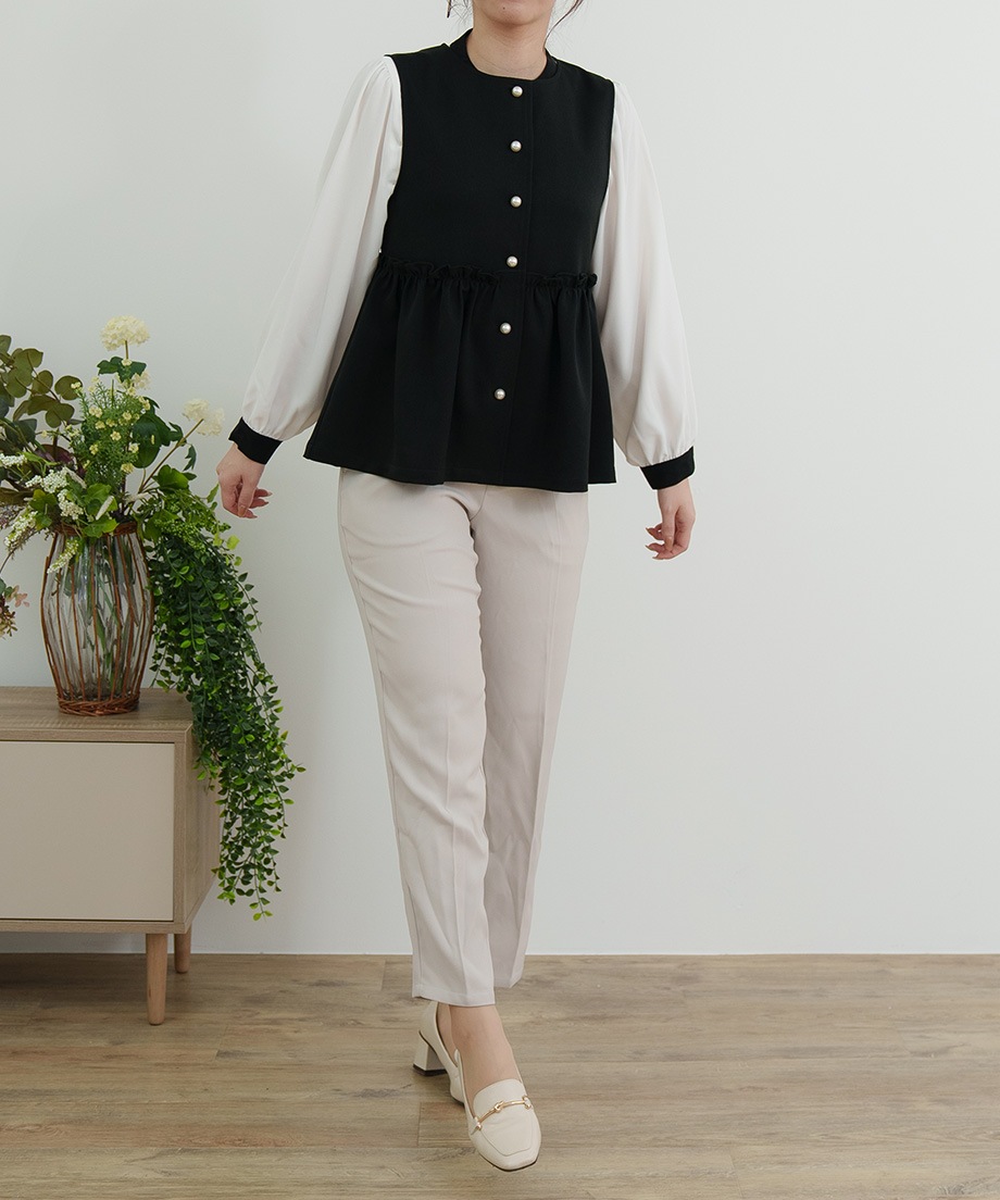 ウーリッシュウエストペプラムベスト