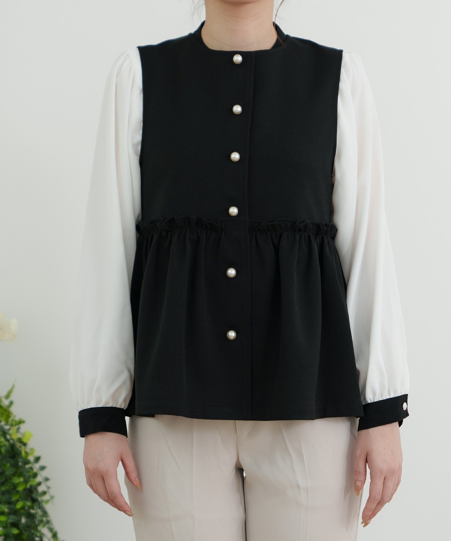 ウーリッシュウエストペプラムベスト