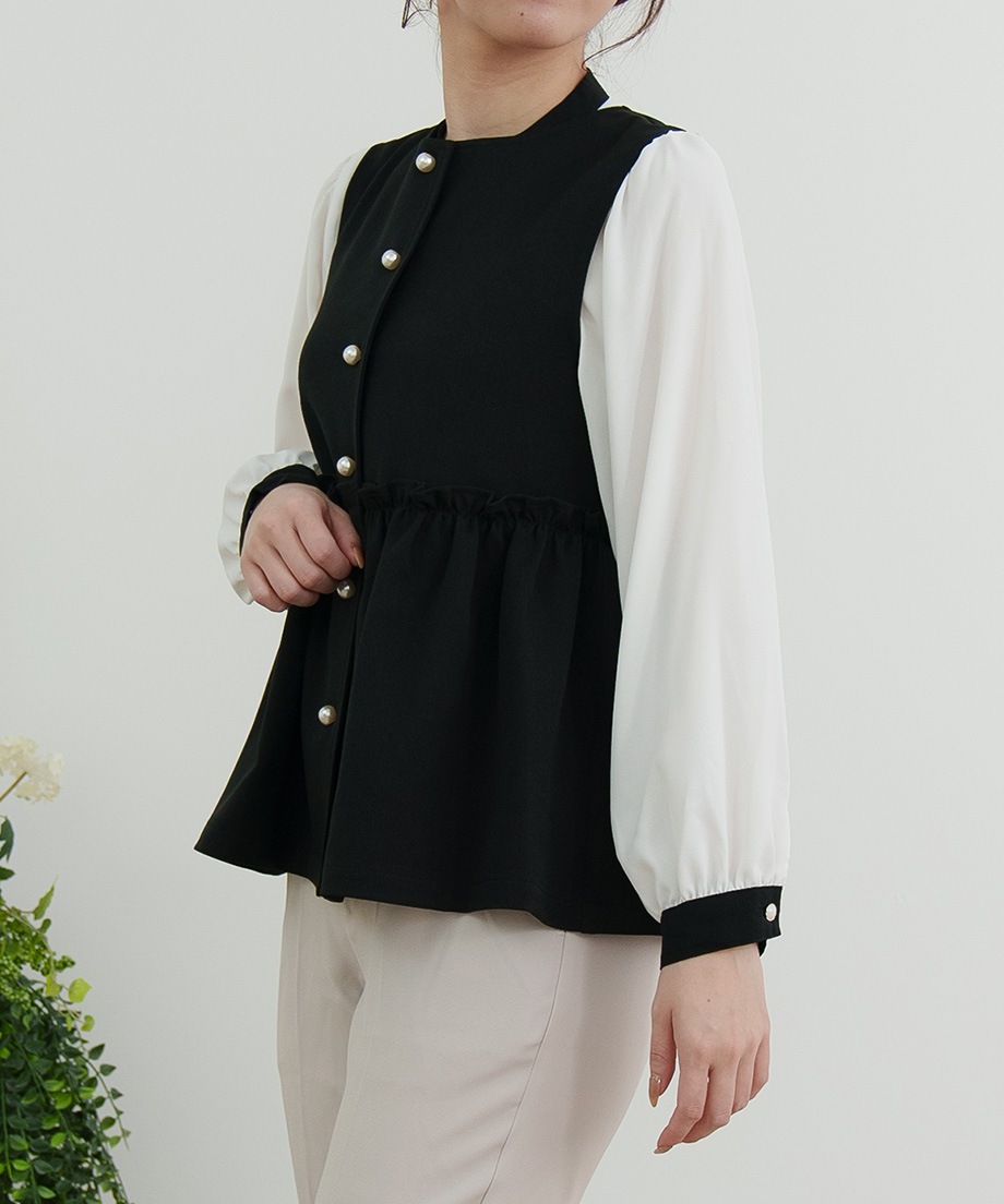 ウーリッシュウエストペプラムベスト