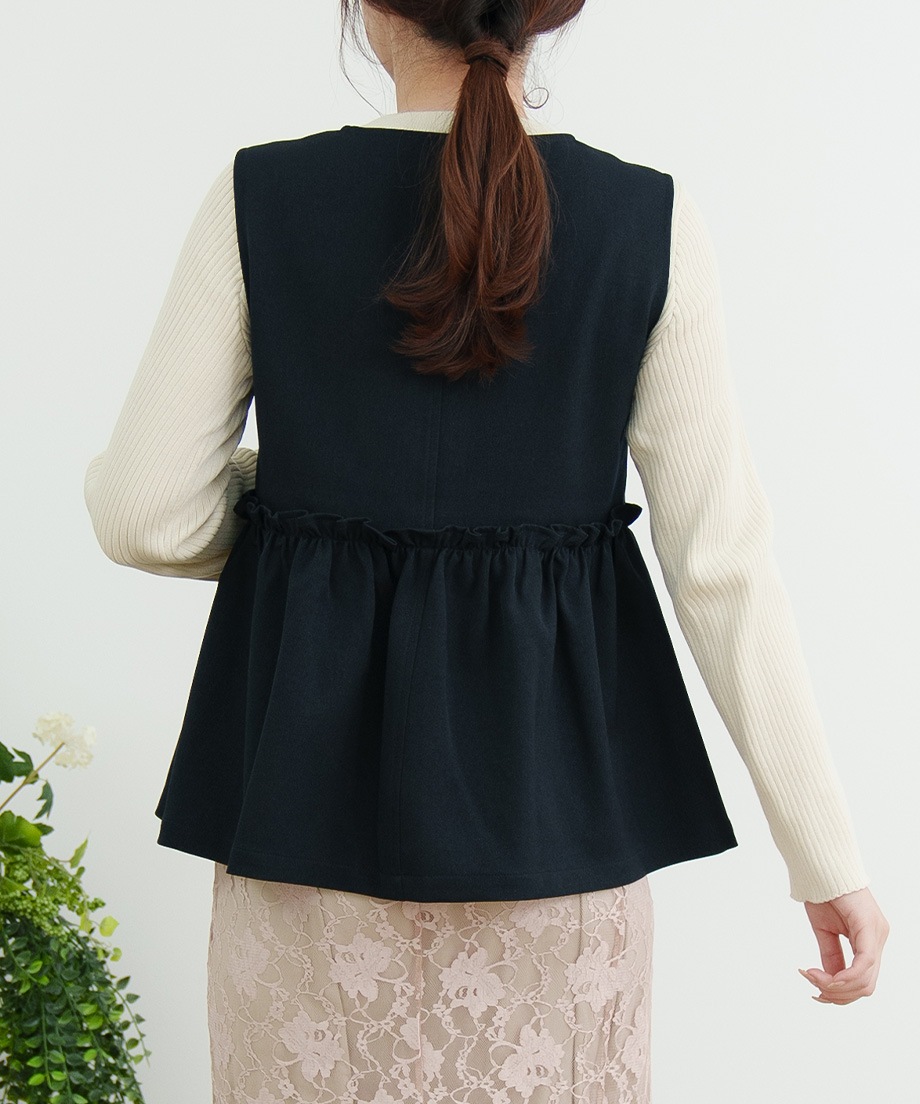 ウーリッシュウエストペプラムベスト