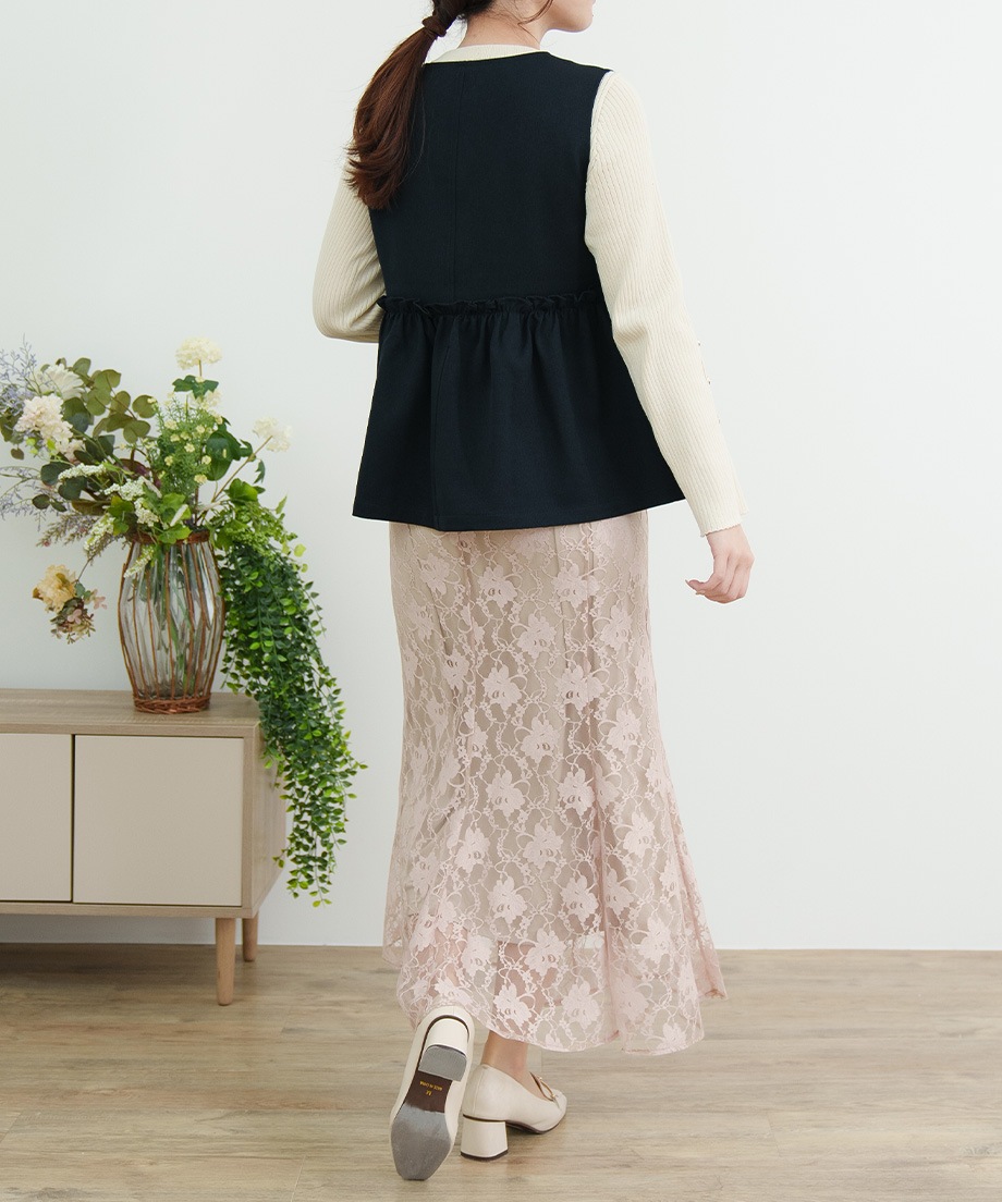 ウーリッシュウエストペプラムベスト