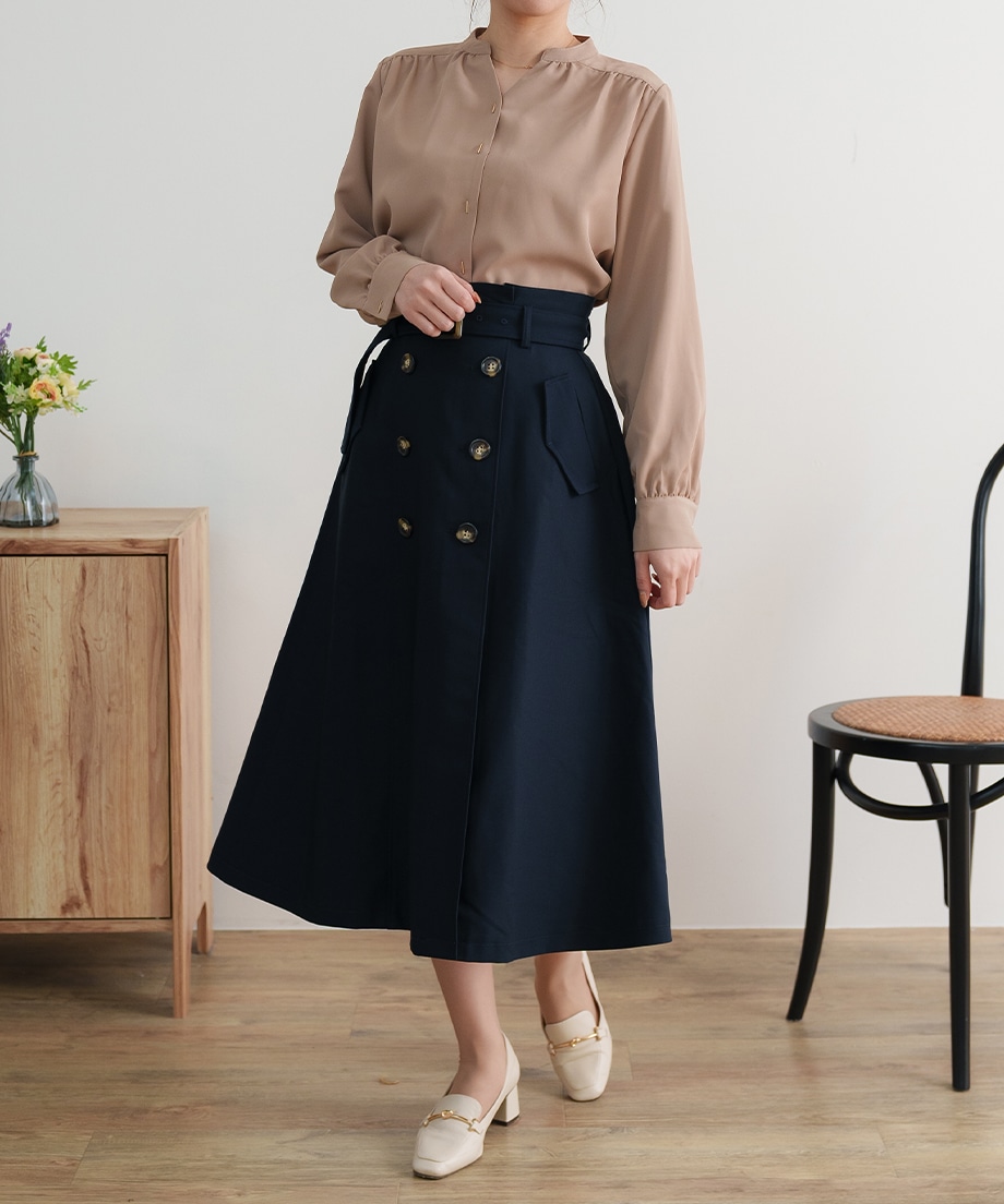 キーネックブラウス（2025SS)