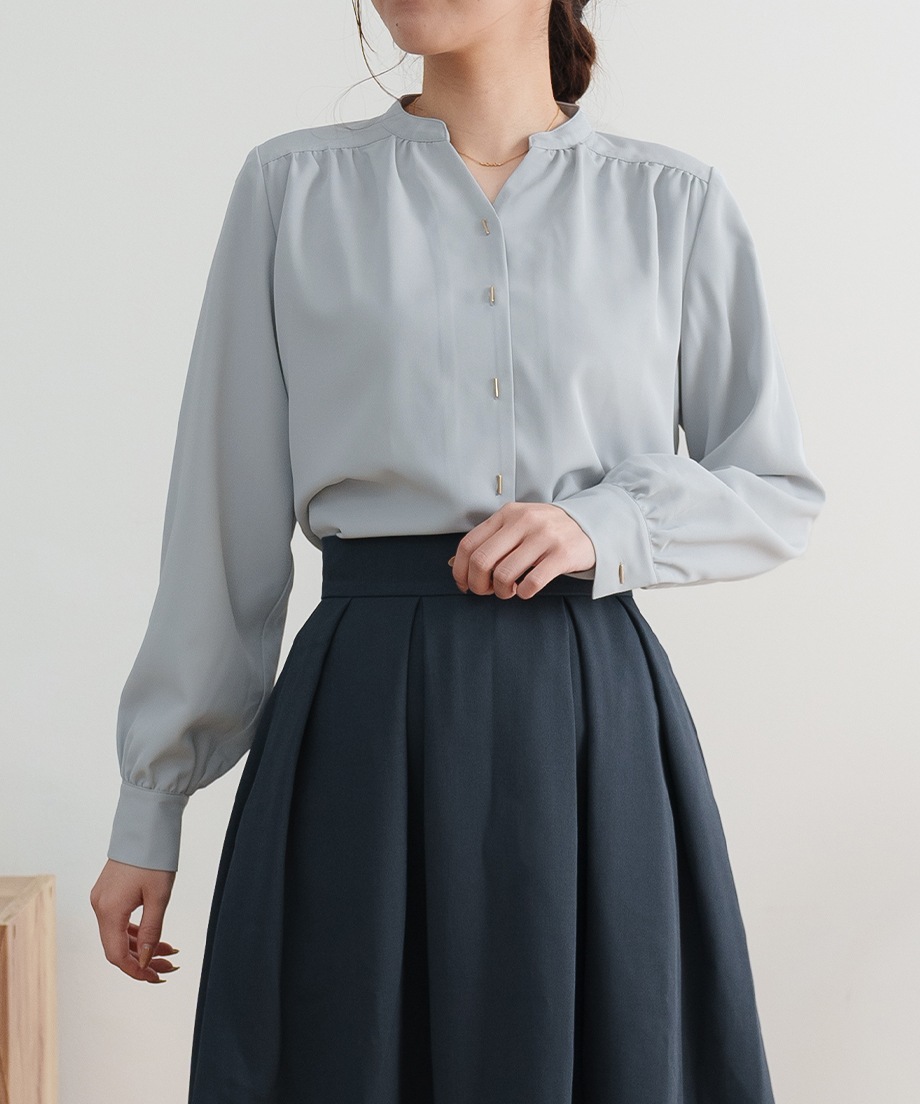 キーネックブラウス（2025SS)