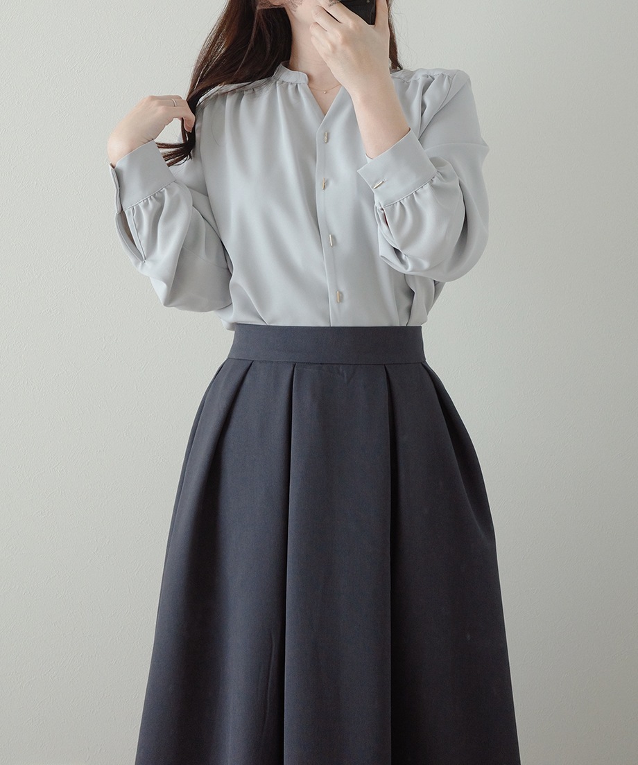 キーネックブラウス（2025SS)